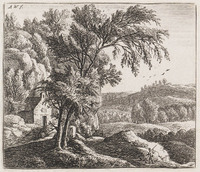 KG 04516
<br/>
De kluizenaars hut
<br/>
<em>Waterloo, Anthonie, (1609-1690)</em>